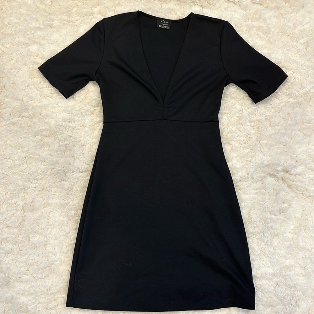 Zara Trafaluc Black Mini Dress Size Small